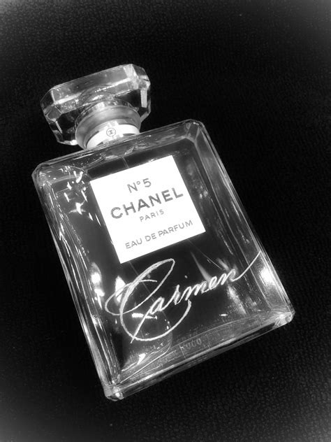 Chanel perfume engraving